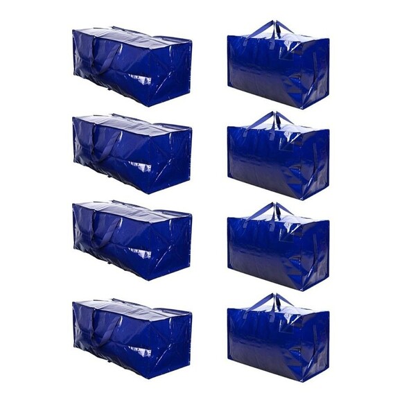 VENO 8 Pack Moving and Storage Bags Heavy Duty Alternative to Moving Boxes